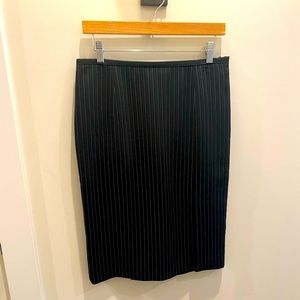 Armani Collezioni pinstripe pencil skirt